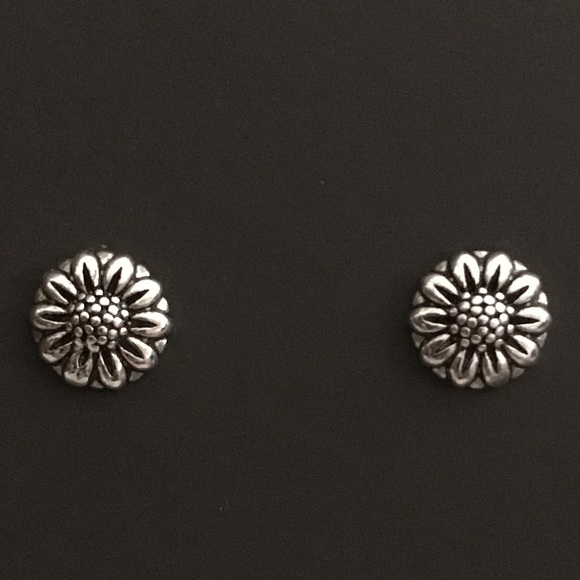 Primrose Sterling silver Sunflower earrings.  NWT - Picture 3 of 5